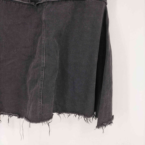 2WAY カットアウト デニムスカート レディース