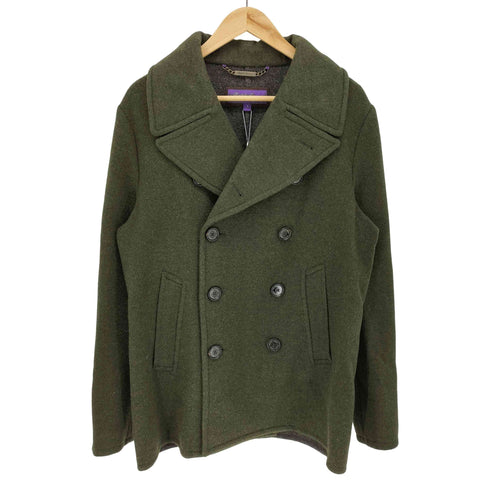 ラルフローレンパープルレーベル RALPH LAUREN PURPLE LABEL イタリア製 Royston Wool-Blend Peacoat メンズ import:S