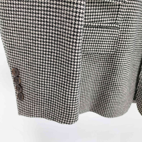 ラルフローレンパープルレーベル RALPH LAUREN PURPLE LABEL 24AW イタリア製 ハウンドトゥース シングル テーラードジャケット メンズ 42R
