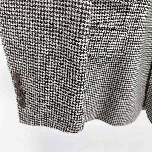 ラルフローレンパープルレーベル RALPH LAUREN PURPLE LABEL 24AW イタリア製 ハウンドトゥース シングル テーラードジャケット メンズ 42R