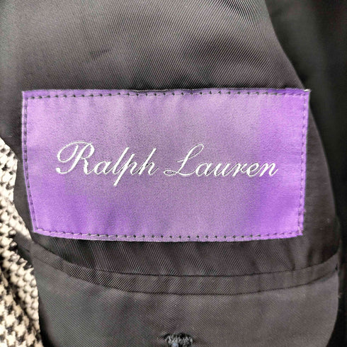 ラルフローレンパープルレーベル RALPH LAUREN PURPLE LABEL 24AW イタリア製 ハウンドトゥース シングル テーラードジャケット メンズ 42R