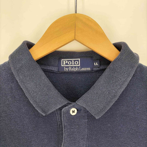ポロバイラルフローレン Polo by RALPH LAUREN ポニー刺繍 S/S ポロシャツ メンズ LL