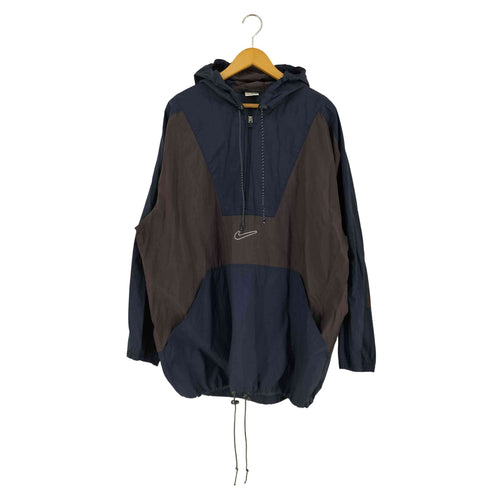 ナイキ NIKE 90S 銀タグ バイカラー アノラックパーカー メンズ import:L