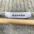 ジーナシス JEANASIS ラメカット ジャガード ショート プルオーバー ニット セーター レディース F