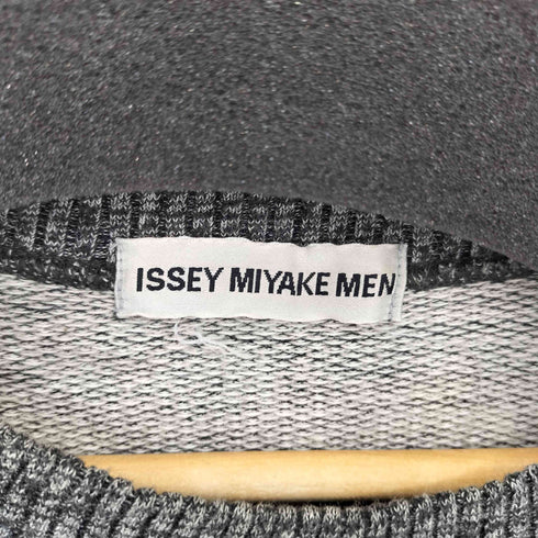 イッセイミヤケメン ISSEY MIYAKE MEN 霜降り コットンクルーネックニット メンズ M