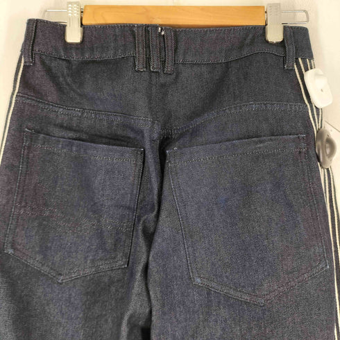 アディダス adidas 25SS サイドライン ワイドデニムパンツ メンズ US:28-29