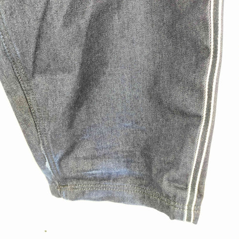 アディダス adidas 25SS サイドライン ワイドデニムパンツ メンズ US:28-29
