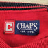 チャップスラルフローレン CHAPS RALPH LAUREN 90-00s ロゴ刺繍 Vネック コットンニットベスト メンズ import:M