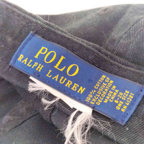 ポロラルフローレン POLO RALPH LAUREN ポニー刺繍 6パネルキャップ レディース