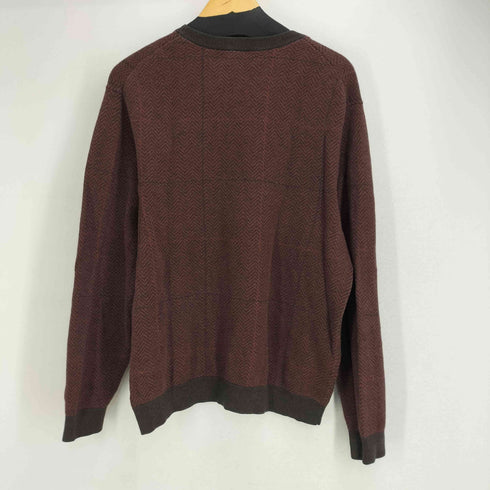 ラウンドツリーアンドヨーク roundtree&yorke 90S カシミヤ混 ヘリンボーンニット メンズ import:L