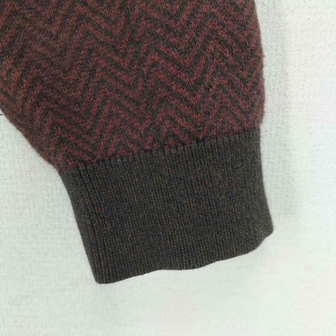 ラウンドツリーアンドヨーク roundtree&yorke 90S カシミヤ混 ヘリンボーンニット メンズ import:L