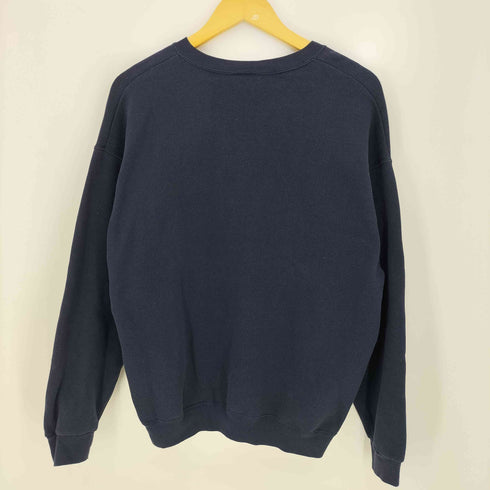 リー Lee 90-00s USA製 コットンポリ 刺繍 クルーネックスウェット レディース import:L