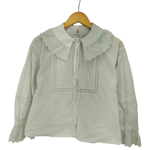 ドットアンドストライプスチャイルドウーマン Dot&Stripes CHILD WOMAN ピンタックレースブラウス レディース FREE