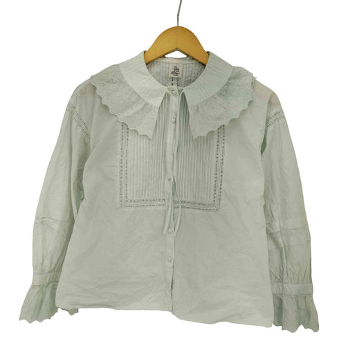 ドットアンドストライプスチャイルドウーマン Dot&Stripes CHILD WOMAN ピンタックレースブラウス レディース FREE