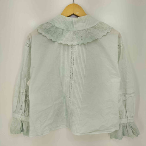 ドットアンドストライプスチャイルドウーマン Dot&Stripes CHILD WOMAN ピンタックレースブラウス レディース FREE