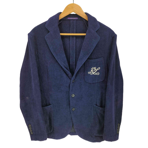 ラルフローレンパープルレーベル RALPH LAUREN PURPLE LABEL イタリア製 Hadley Hand-Tailored Terry Suit Jacket メンズ 40S