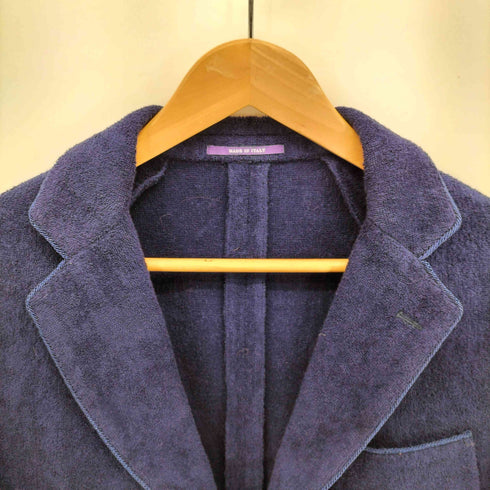 ラルフローレンパープルレーベル RALPH LAUREN PURPLE LABEL イタリア製 Hadley Hand-Tailored Terry Suit Jacket メンズ 40S