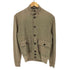 ラルフローレンパープルレーベル RALPH LAUREN PURPLE LABEL イタリア製 Woven Paneled Silk Cotton Cardigan メンズ import:S