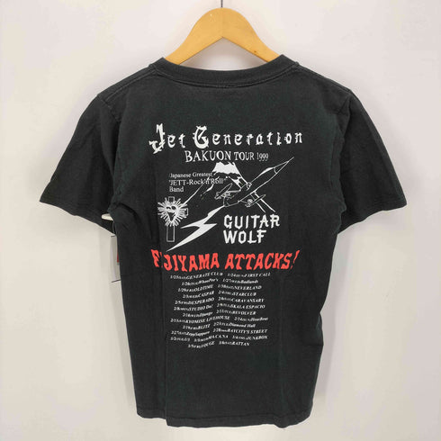 ユナイテッドスポーツ UNITED SPORTS 90S USA製 ロックバンド 両面 プリント クルーネック S/S Tシャツ 袖 裾 シングル メンズ import:S