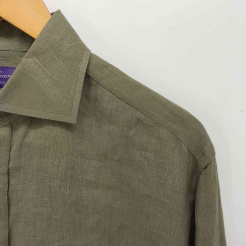 ラルフローレンパープルレーベル RALPH LAUREN PURPLE LABEL イタリア製 SARTORIAL L/S リネンシャツ メンズ