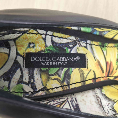 ドルチェアンドガッバーナ DOLCE&GABBANA レザー パンプス レディース 37 1/2