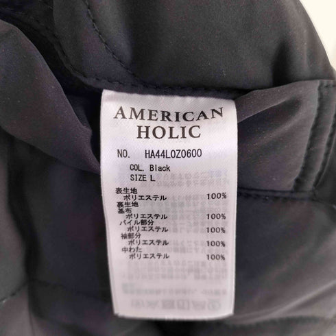 アメリカンホリック AMERICAN HOLIC 軽ポカ2WAYリバーシブルキルトアウター レディース JPN:L