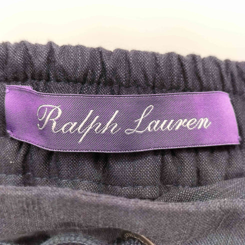 ラルフローレンパープルレーベル RALPH LAUREN PURPLE LABEL ポルトガル製 ハンドテーラード シルク リネン トラウザー メンズ 32