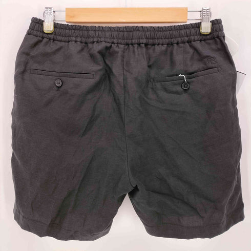 ラルフローレンパープルレーベル RALPH LAUREN PURPLE LABEL ポルトガル製 ハンドテーラード シルク リネン ショートパンツ メンズ 32