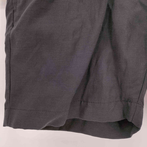 ラルフローレンパープルレーベル RALPH LAUREN PURPLE LABEL ポルトガル製 ハンドテーラード シルク リネン ショートパンツ メンズ 32