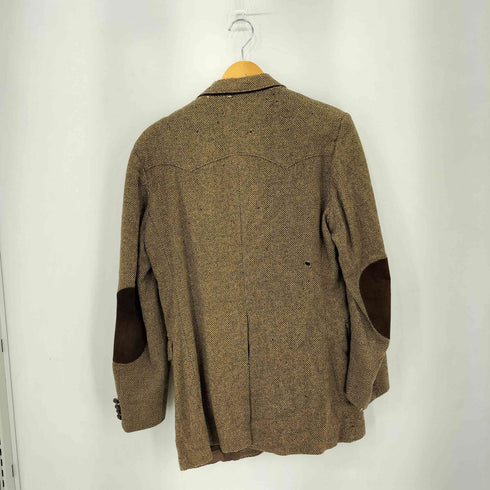 ファーラー FARAH 70~80s ウエスタンヨーク エルボーパッチ ヘリンボーンテーラードジャケット メンズ