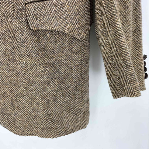 ファーラー FARAH 70~80s ウエスタンヨーク エルボーパッチ ヘリンボーンテーラードジャケット メンズ