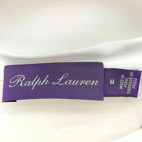 ラルフローレンパープルレーベル RALPH LAUREN PURPLE LABEL embroidered logo T-shirt メンズ import:M