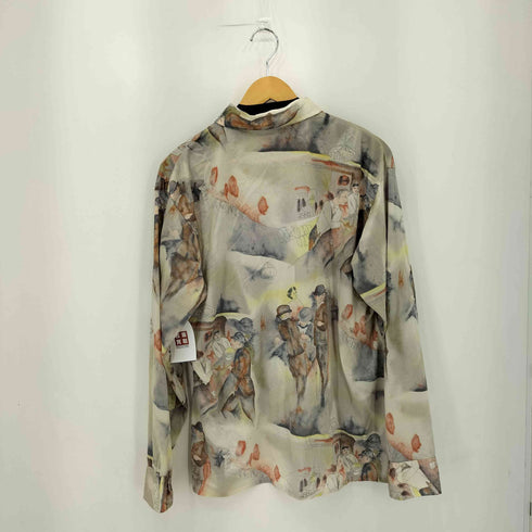 ヴァンヒューゼン VAN HEUSEN 70s VAN フルプリント L/S シャツ メンズ