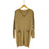 クロエ Chloe 袖チェーンデザインVネックニットワンピース レディース import:M