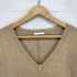 クロエ Chloe 袖チェーンデザインVネックニットワンピース レディース import:M