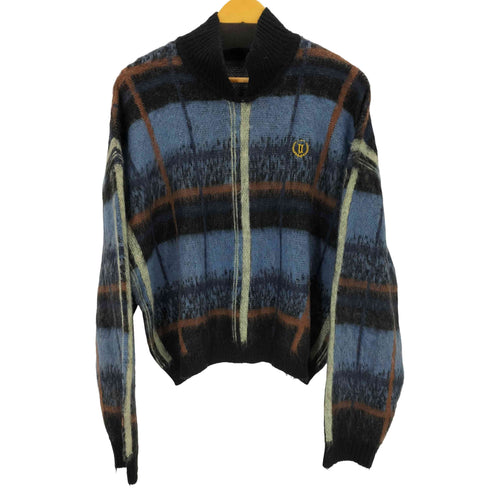 NEON BLANC ワンポイント刺繍 シャギーニットポロ レディース JPN:S