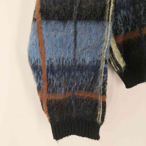 NEON BLANC ワンポイント刺繍 シャギーニットポロ レディース JPN:S