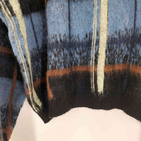 NEON BLANC ワンポイント刺繍 シャギーニットポロ レディース JPN:S