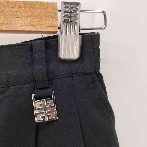 ジバンシィ GIVENCHY GOLF エンブレムストラップ ロゴ 総柄 コットン ポリ 2タック ショート パンツ レディース 64