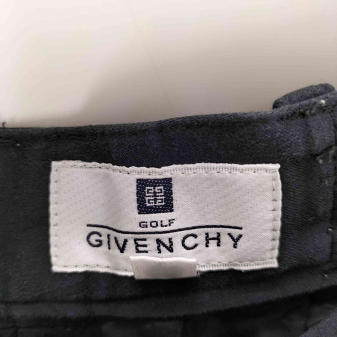 ジバンシィ GIVENCHY GOLF エンブレムストラップ ロゴ 総柄 コットン ポリ 2タック ショート パンツ レディース 64