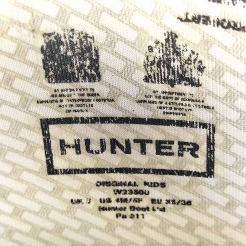 ハンター HUNTER レインブーツ レディース UK:3