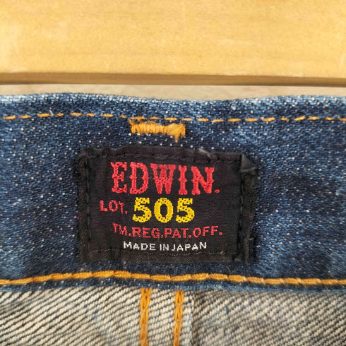 エドウィン EDWIN 505Z ワイド ストレート セルビッジ デニムパンツ メンズ 36
