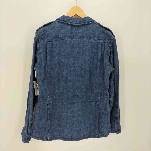 ポロバイラルフローレン Polo by RALPH LAUREN リネン ヘリンボーン オーバー シャツ メンズ import:XS