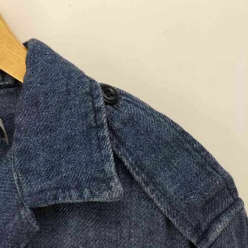 ポロバイラルフローレン Polo by RALPH LAUREN リネン ヘリンボーン オーバー シャツ メンズ import:XS