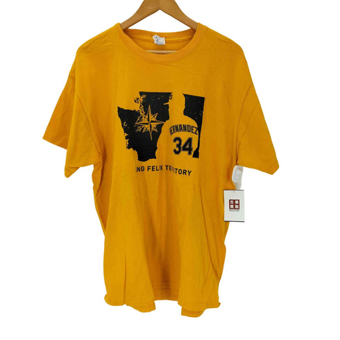 ポートカンパニー PORT&COMPANY KING FELIX TERRITORY MLB プレイヤー プリント Tシャツ メンズ import:XL
