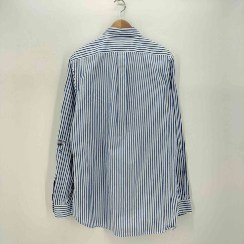 ポロバイラルフローレン Polo by RALPH LAUREN CLASSIC FIT リペア加工 ポプリンシャツ メンズ import:M