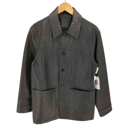 セオリー theory ラムレザー シャツ ブルゾン メンズ import:XS