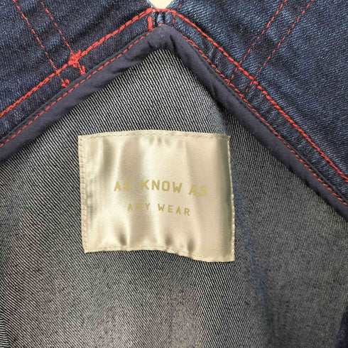 アズノゥアズドゥバズ as know as de base 持ってて嬉しいデ二JSK デニム ジャンパースカート 3way レディース JPN:1