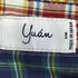 ユアン YUAN 日本製 2ポケットショートスリーブチェックシャツ メンズ S/M
