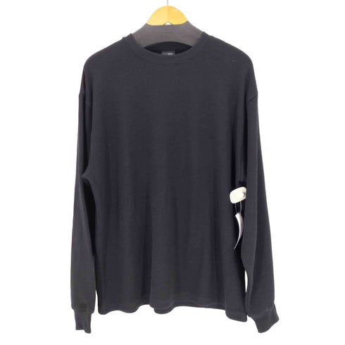 ニューエラ NEW ERA BLACK LABEL オーバーサイズド ワッフル Tシャツ メンズ JPN:L